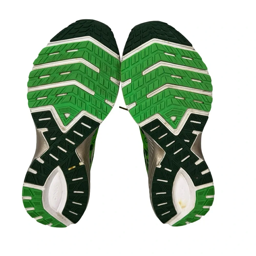 Brooks Launch 6 Run Lucky Green Gold Shamrock Shoes Womens Size US 8 Clover - Picture 7 of 12